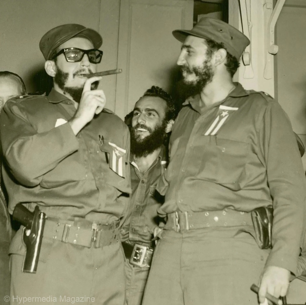 Armando Roblán y Fidel Castro, 1959.