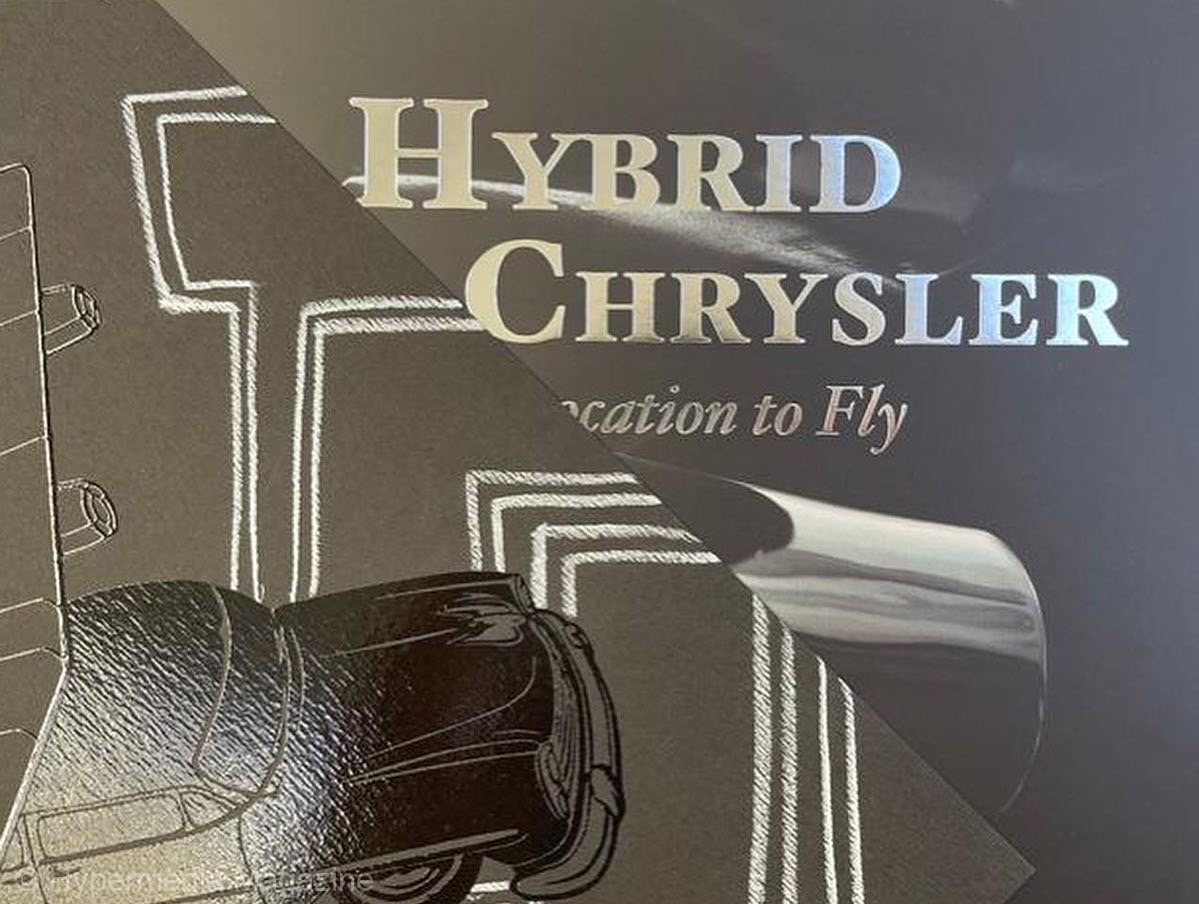 Libro-obra 'Hybrid of a Chrysler. A Provocation to Fly' 