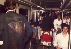 Nada en el Metrorail: Fred Snitzer, Janet Paparelli y Rondha Morton.