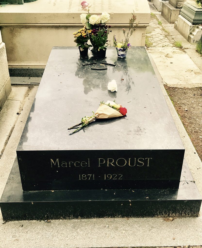 Tumba de Marcel Proust, en Père Lachaise